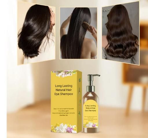Japanese Long Lasting Natural Hair Dye Shampoo ((Buy 1 Get 1 Free))