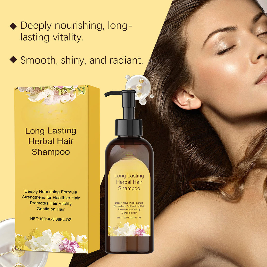 Japanese Long Lasting Natural Hair Dye Shampoo ((Buy 1 Get 1 Free))